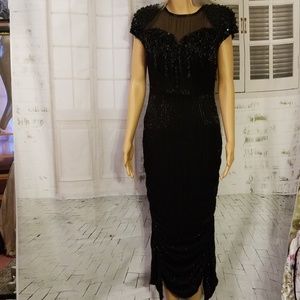 Amazing beaded evening gown.